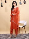 Bs 150 Blend Cotton With Embroidery Work Kurti With Bottom Dupatta Wholesale Online